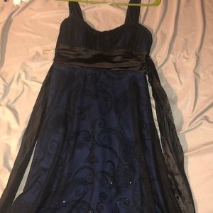 Navy blue dress